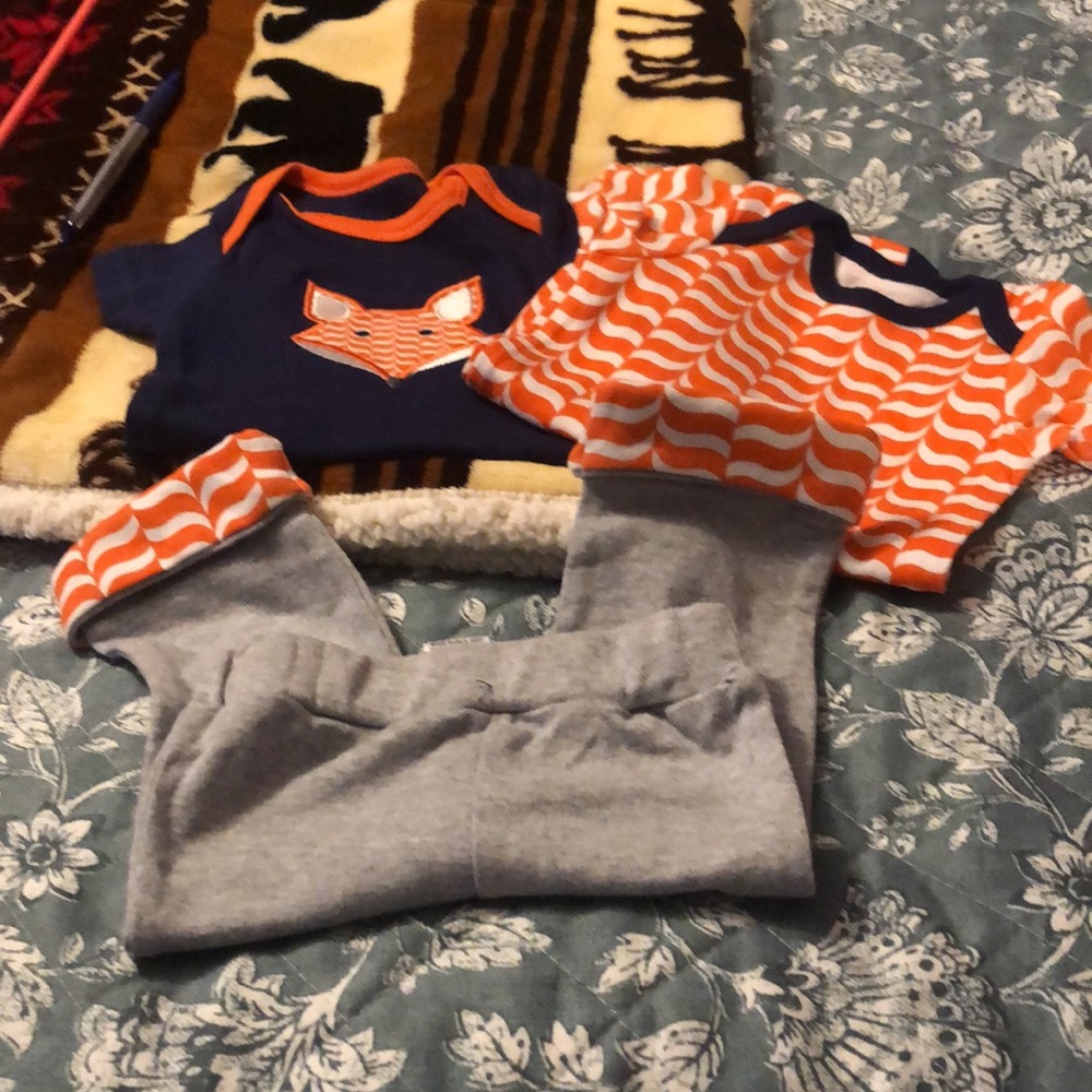 NWOT Yoga Sprouts 3- Pc Set - Picture 6 of 6